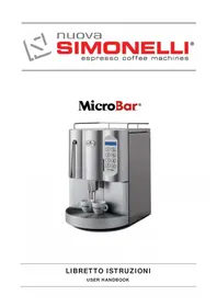 Notice NUOVA SIMONELLI MICROBAR AD Macchina da caffè