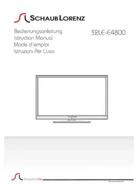 Notice SCHAUB LORENZ 32LEE4800 Televisore