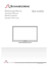 Notice SCHAUB LORENZ 32LEE6900 Televisore