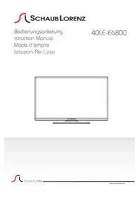 Notice SCHAUB LORENZ 40LEE6800 Televisore