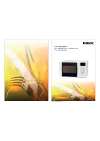 Notice Galanz D80D20ELD4 Four à micro-ondes