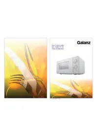 Notice Galanz P60B17PTD Four à micro-ondes