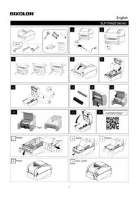 Notice Bixolon SLPTX420 Imprimante d'étiquettes