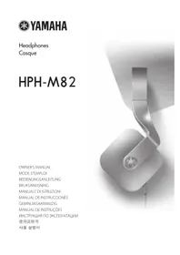 Notice YAMAHA HPHM82 イヤホン