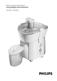 Notice PHILIPS HR1820 Køkkenmaskine