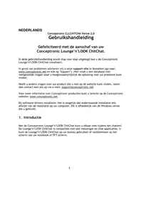 Notice CONCEPTRONIC CHITCHAT HEADPHONE & WEBCAM SET Webcam