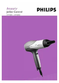 Notice PHILIPS JETSET CONTROL HP4880 Hårtørrer