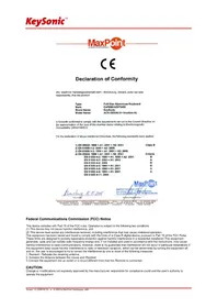 Notice KeySonic ACK5600 ALU+ Keyboard