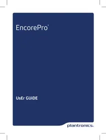 Notice PLANTRONICS ENCOREPRO HW291N Ecouteur