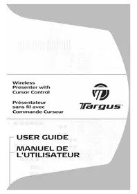 Notice TARGUS AMP17CA Wireless pointer