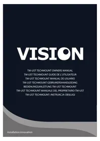 Notice VISION ТМUST TILT Projector Accessory