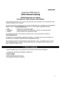 Notice CONCEPTRONIC C300RU V3 Netzwerkkarte / Adapter