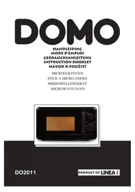 Notice DOMO DO2011 Micro-ondes