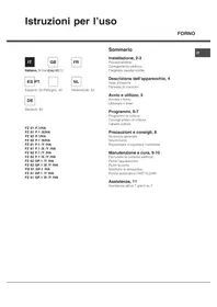 Notice HOTPOINT-ARISTON FZ 62 GP.1 IX Y HA Four
