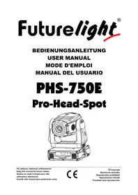 Notice Futurelight PHS750E Machine à effet