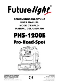 Notice Futurelight PHS1200E Machine à effet