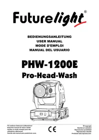 Notice Futurelight PHW1200E Machine à effet