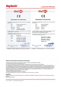 Notice KeySonic ACK540 BT Keyboard