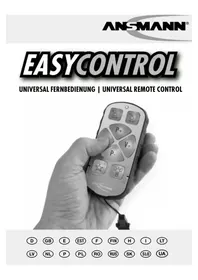 Notice ANSMANN 5870062 Fernbedienung