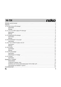 Notice Niko 16727 Remote control