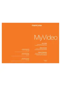 Notice MEMOREX MYVIDEO Camcorder