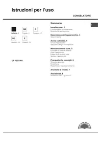 Notice HOTPOINT-ARISTON UP 1221HA Congélateur