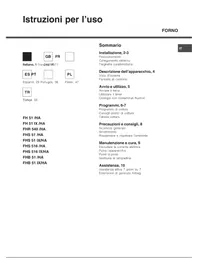 Notice HOTPOINT-ARISTON FH 51 BK Four