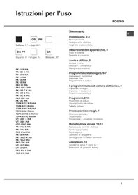 Notice HOTPOINT-ARISTON FK 61 (AN)HA Four
