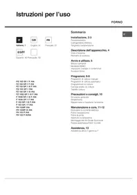 Notice HOTPOINT-ARISTON FZ 103 GP.1 IX HA Four