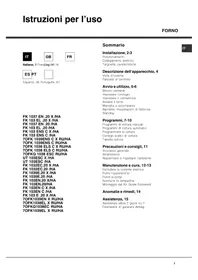 Notice HOTPOINT-ARISTON LUCE FK 103E.20 XHA Four