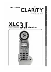 Notice Clarity XLC3.1 Phone