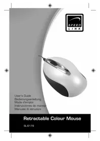 Notice Speedlink RETRACTABLE COLOUR MOUSE Mouse