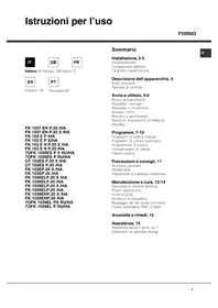 Notice HOTPOINT-ARISTON FK 1039EL P.20 XHA Four