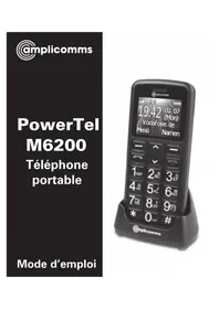 Notice AUDIOLINE POWERTEL M6200 Smartphone