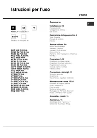 Notice HOTPOINT-ARISTON FK 892 EJ P. 20 XHA Four