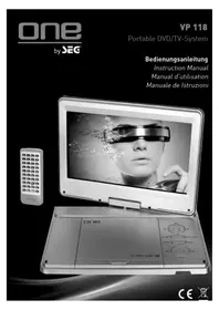 Notice SEG VP118 Lecteur DVD portable