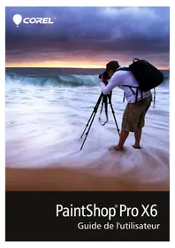 Notice COREL PAINTSHOP PRO X6 Logiciel audio et/ou vidéo