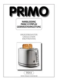 Notice PRIMO TO 11 Toaster