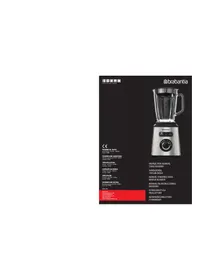 Notice BRABANTIA BBEK1052 Blender