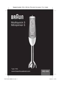 BRAUN Minipimer 5 - Table de mixage
