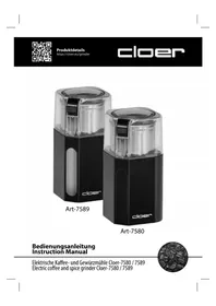 Notice Cloer 7580 Macina caffè