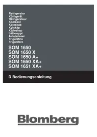 BLOMBERG SOM 1650 XA - Geladeira