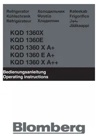 Notice BLOMBERG KQD 1360E холодильник