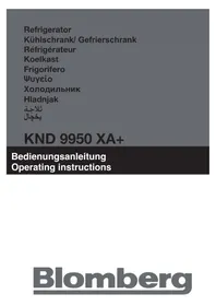 Notice BLOMBERG KND 9950 XA холодильник