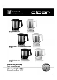 Notice Cloer 4720 Elkedel