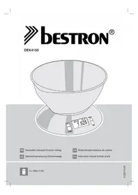 Notice BESTRON DEK4150 Küchenwaage
