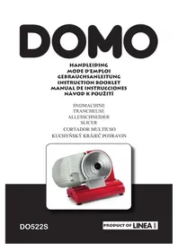 Notice DOMO DO522S Trancheuse