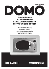 Notice DOMO DO2612CG Micro-ondes
