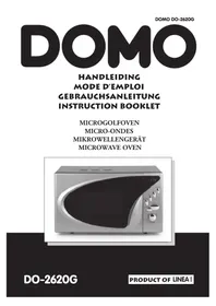 Notice DOMO DO2620G Micro-ondes