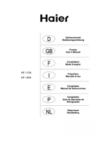 HAIER HF136A - Congelador